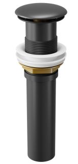 Донный клапан для раковины Point PN000Z1BM без перелива чёрный матовый